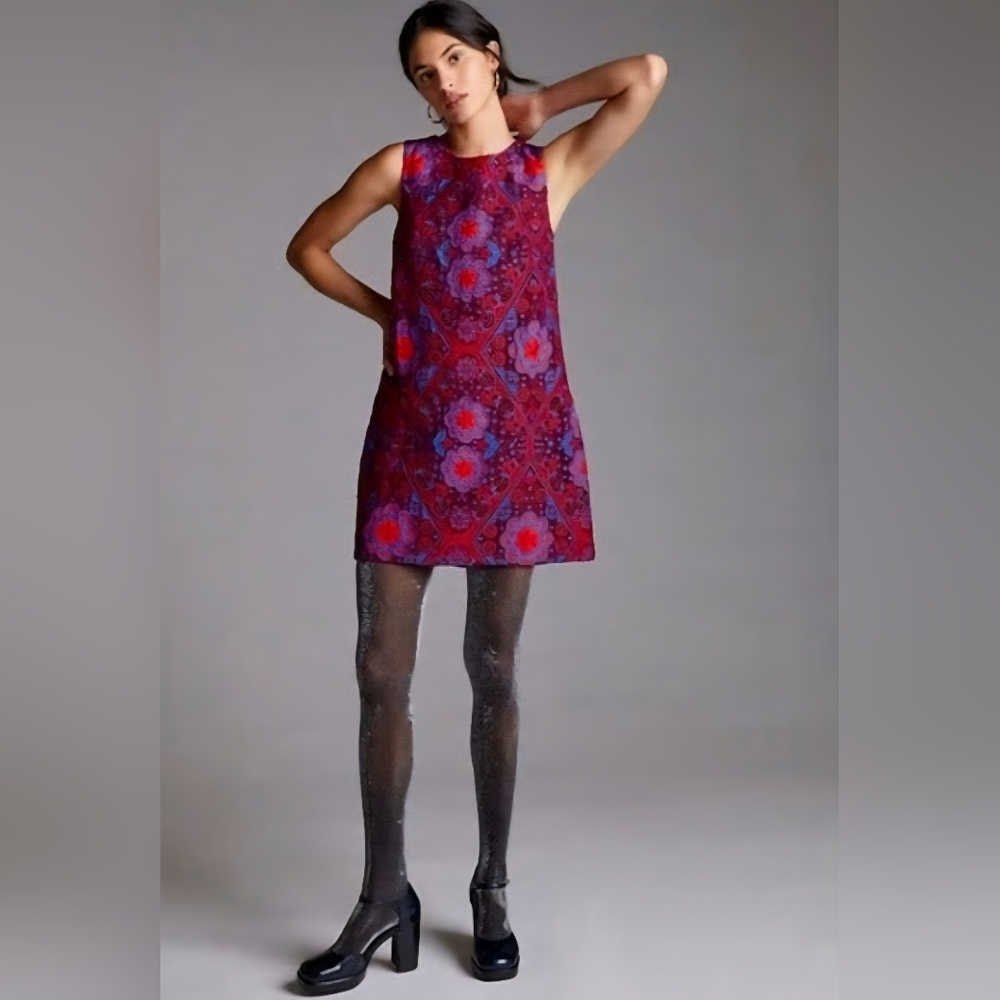 NWT Anthropologie Eva Franco Lace Sleeveless Cocktail Party Dress Sz 10 $230